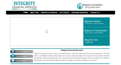 Desktop Screenshot of integrityfinancials.org