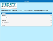 Tablet Screenshot of integrityfinancials.org